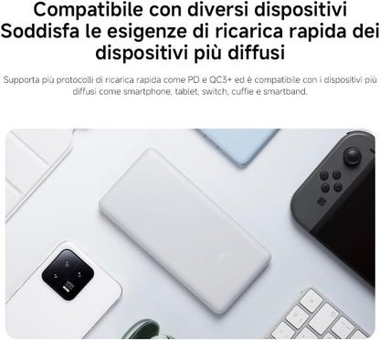 Xiaomi Powerbank 22.5w 10000mah Schnellladung Weiß Bhr9350gl Tragbar