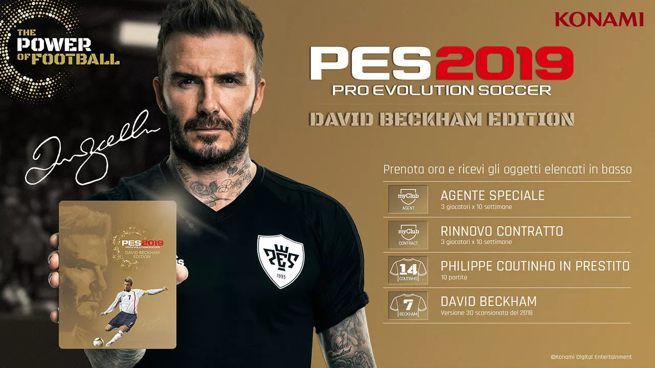 Pes 2019 Beckham Steelbook Edition PS4 Pro Evolution Soccer 19 Deutsch Neu