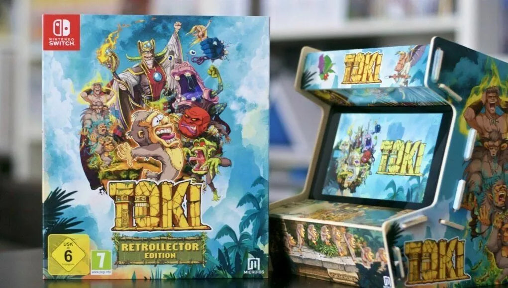 Toki Retrocollector Edition Nintendo Switch Limited Edition Pal Italienisch Neu