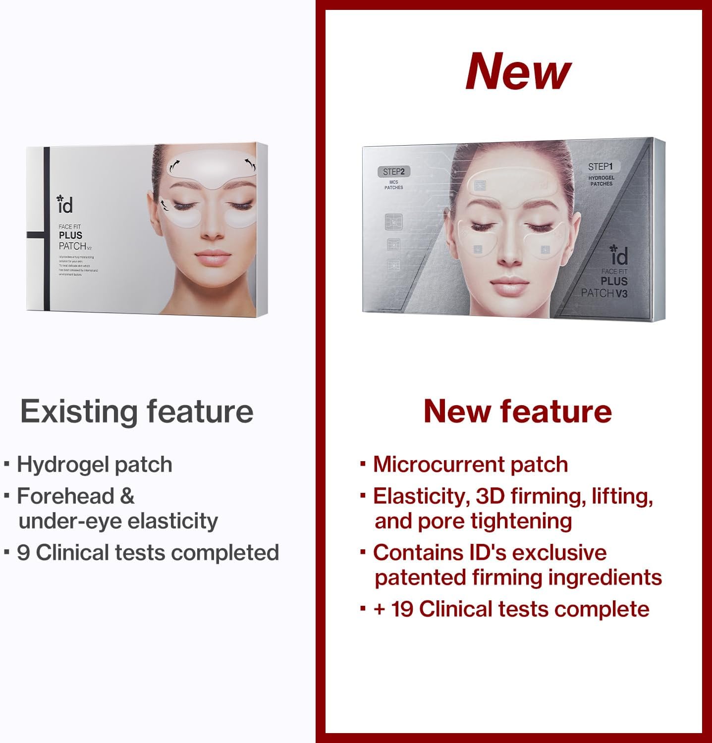 idPLACOSMETICS FACE FIT PLUS PATCH V3 (4 pezzi)