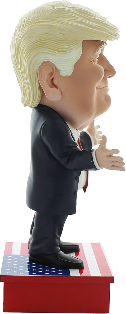Mimiconz Leader World Statuetta Dipinta A Mano Presidente Americano Donald Trump
