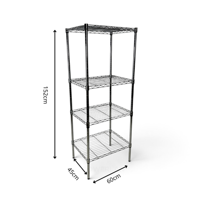 Scaffale Metallika H 152cm  – 4 Ripiani 60×45 cm