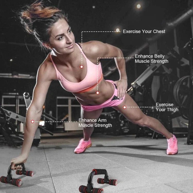 Liegestützgriffe Push Up Ständer Stange Brust Schulter Training Fitnessstudio