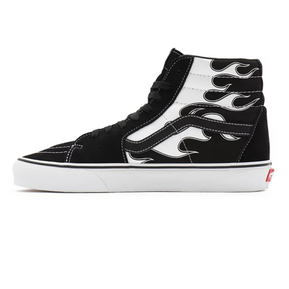 Vans Sk8-Hi Flame Lifestyle Sneakers Uomo Nero Bianco - VN0A32QGK681