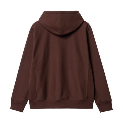 Carhartt Felpa con cappuccio Hodded American Script Sweat 1028279 0W4 ale