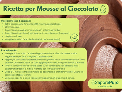 Gomma arabica in polvere - (E414) - Confezionato in Italia