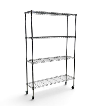 Scaffale Metallika H 182cm  – 4 Ripiani 122×45 cm