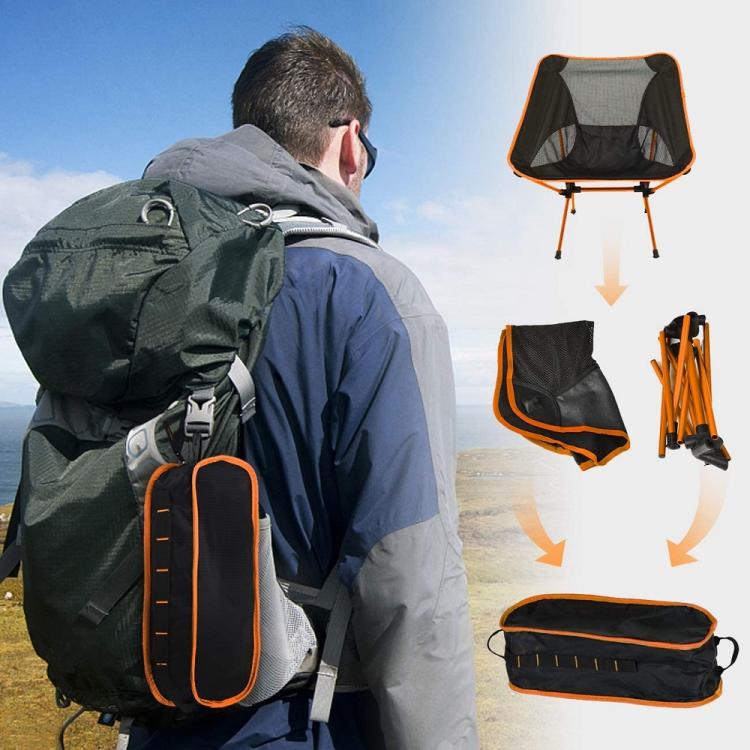 Klappstuhl Camping Tragetasche Strand Angeln Jagd Outdoor Hellblau