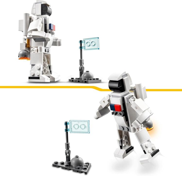Lego - Creator - Set 31134 (3 In 1 Astronaut, Spielzeug-Raumschiff) 144 Teile 9+