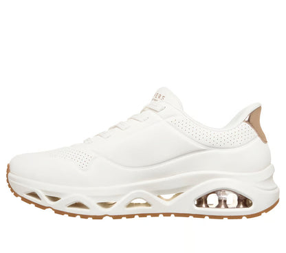 Skechers scarpa sneakers da donna Slip-ins: UNO Glide-Step - Glide On Air 190113/WHT bianca
