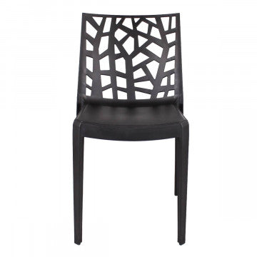 Sedia Matrix - Sedia impilabile in polipropilene con tappi antiscivolo cm 55 x 47 x 82 h
