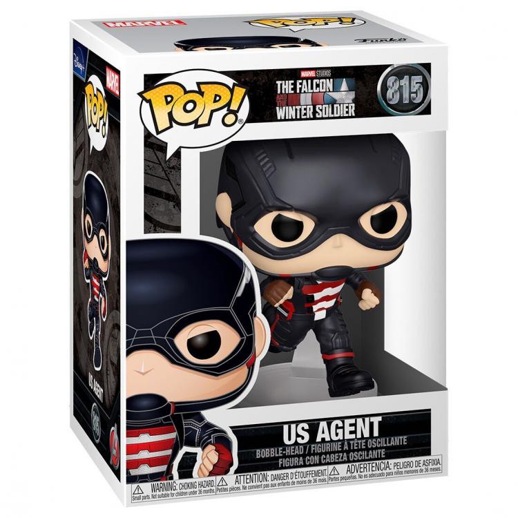 Funko Pop The Falcon And Winter Soldier 815 US Agent Vinyl Actionfigur Statue