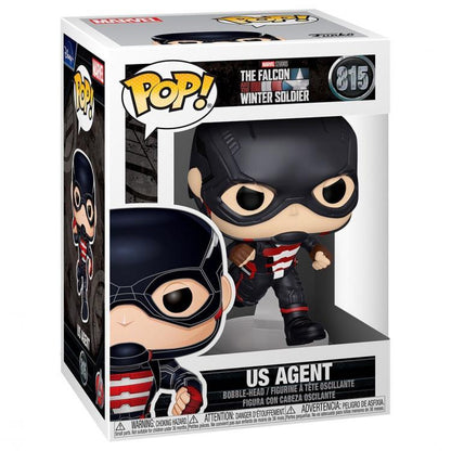 Funko Pop The Falcon And Winter Soldier 815 US Agent Vinyl Actionfigur Statue