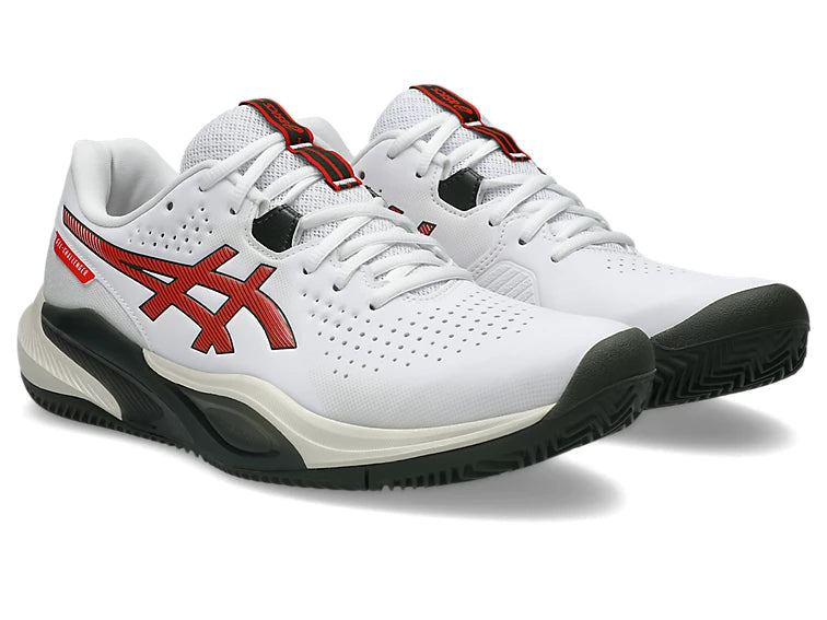 Asics GEL-CHALLENGER 15 CLAY 1041A508-104 – Scarpa Tennis Uomo Bianco-Rosso