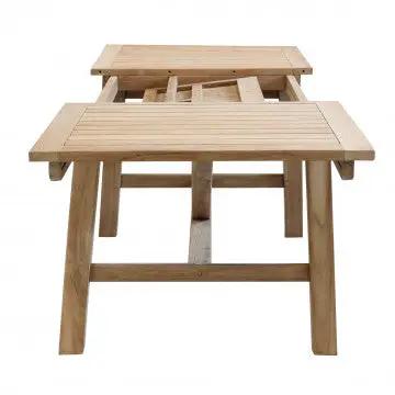Tisch Mirage 160/240 X 90 – Ausziehbarer Teakholztisch