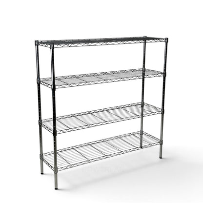 Scaffale Metallika H 122cm  – 4 Ripiani 122×45 cm