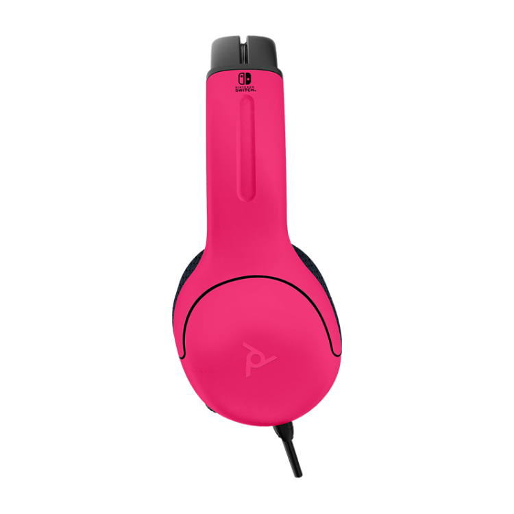 CUFFIE PDP NINTENDO SWITCH UFFICIALI CONTROLLER LVL40 WIRED HEADSET PINK/GREEN