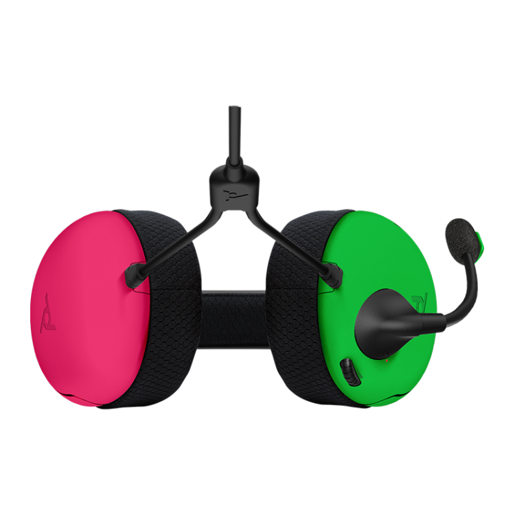 CUFFIE PDP NINTENDO SWITCH UFFICIALI CONTROLLER LVL40 WIRED HEADSET PINK/GREEN