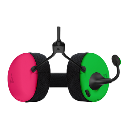 CUFFIE PDP NINTENDO SWITCH UFFICIALI CONTROLLER LVL40 WIRED HEADSET PINK/GREEN