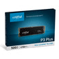 CRUCIAL P3 Internal SSD 500GB M2 2280 P3 NVME NVMe Internal MEMORY PS5 / PC