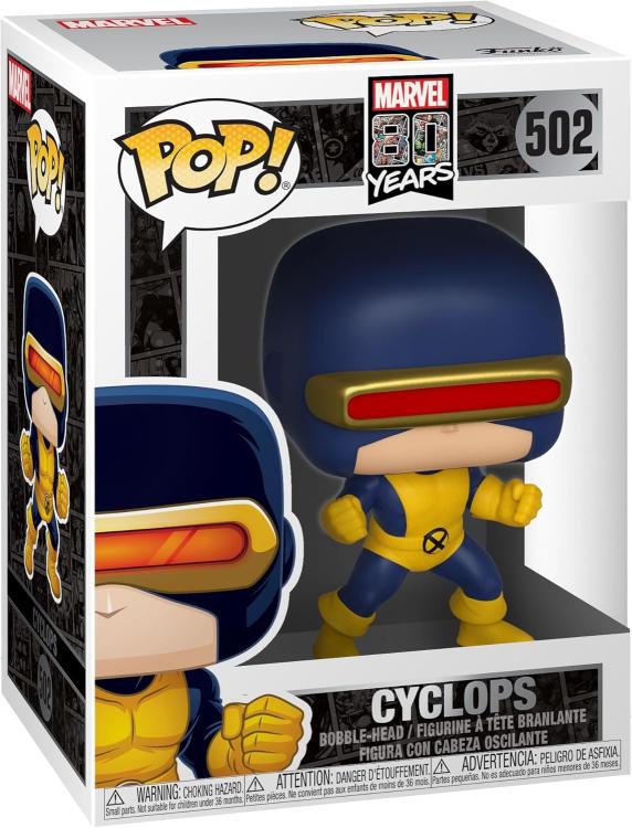 Funko Pop! Marvel 80Years - (502) Cyclops Vinyl Figure 9Cm Ciclope X-men