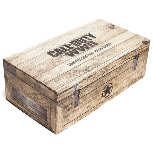 CALL OF DUTY WWII LIMITED EDITION GEAR CRATE COD GADGET BIG BOX CAPPELLO TAZZE