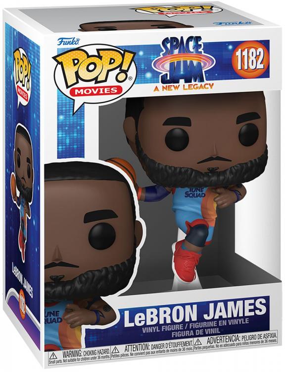 Funko Pop ! Space Jam 2  -(1182) Lebron James Jump Vinyl Figure Nba Looney Tunes