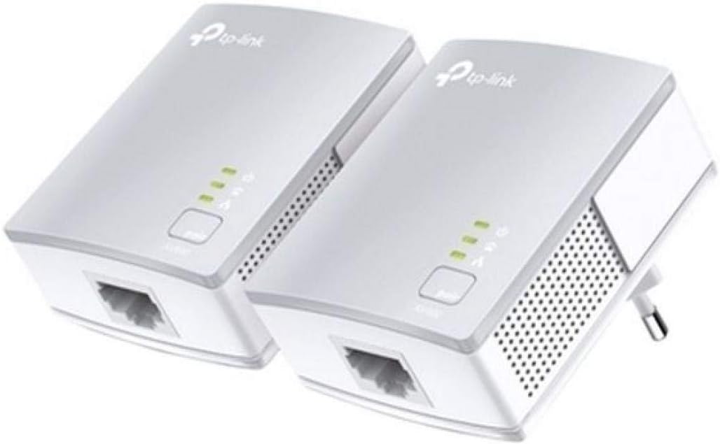 Tp-Link Tl-Pa4010 Kit Powerline Av600 Mbps Con Filo Pc Ps4 Decoder Sky Ethernet