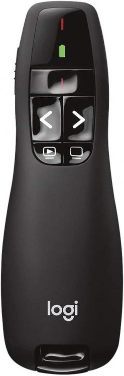 Logitech Puntatore Mouse Wireless Presenter R400 Laser Rosso Remote Windows Pc