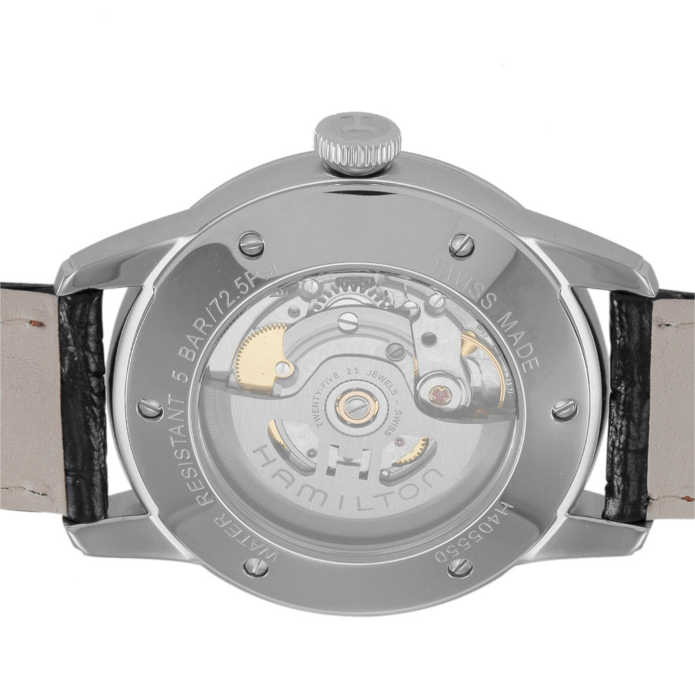 Hamilton American Classic 40mm – schwarzes Lederarmband H40555731