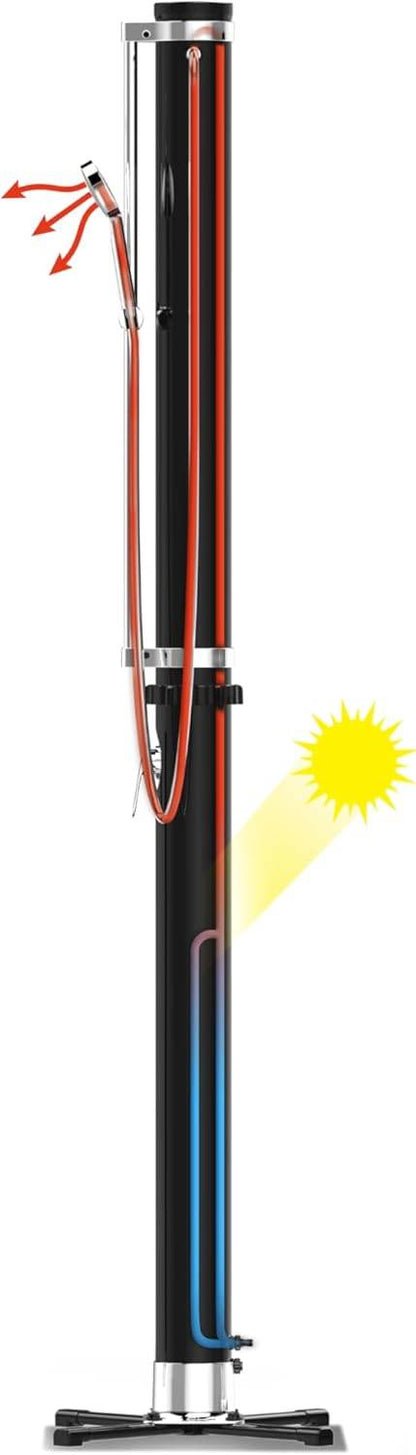 Doccia Solare 20L Bestway SolarFlow - Soffione Regolabile e Miscelatore