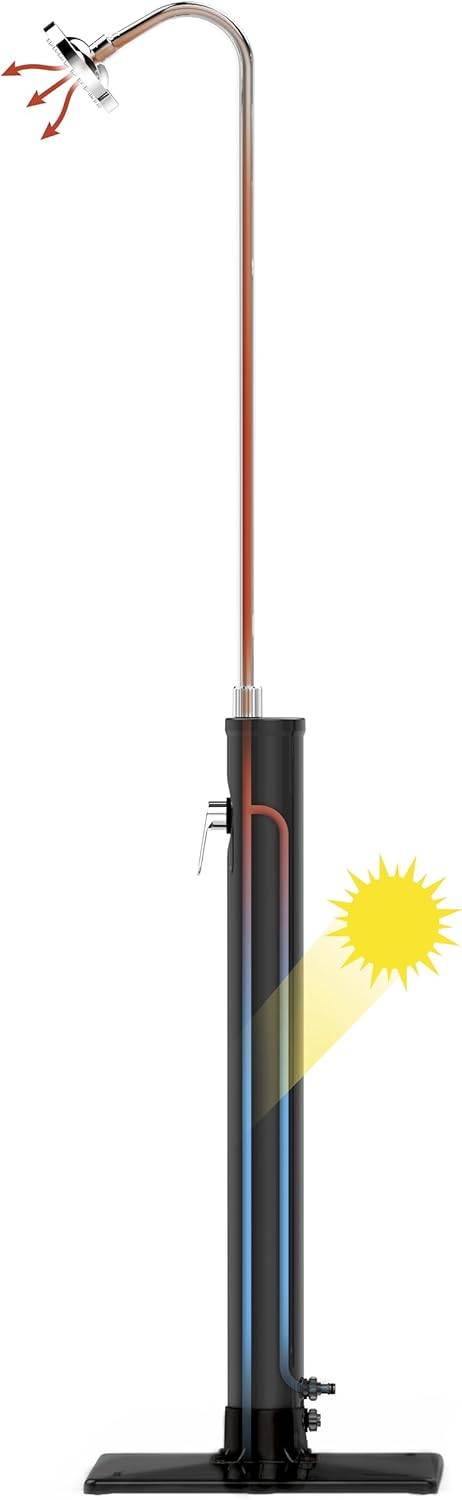 Doccia Solare Flowclear SolarFlow 8L - Per Giardino e Piscina