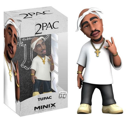 Minix Rap (Musik 114) Tupac Shakur mit Bandana Figur 2Pac 10cm