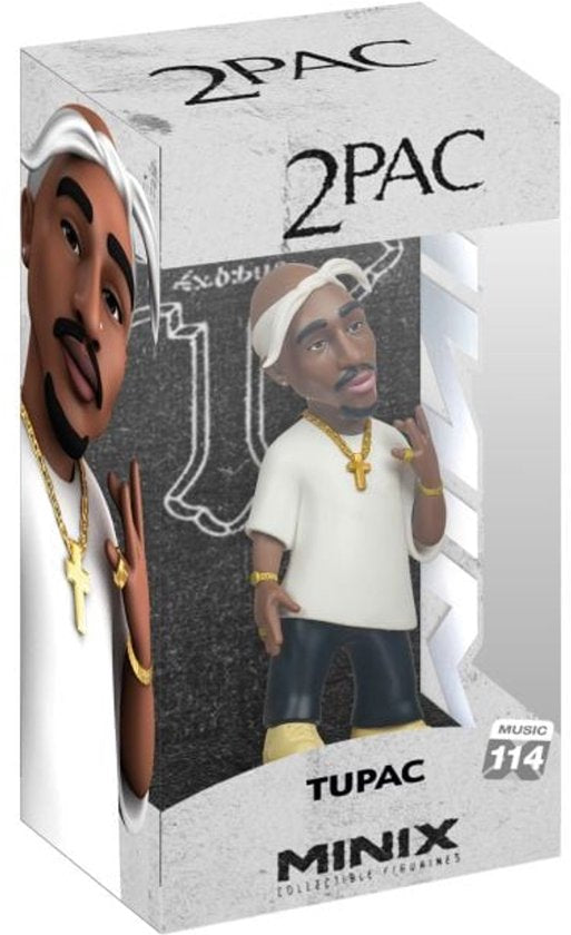 Minix Rap (Musik 114) Tupac Shakur mit Bandana Figur 2Pac 10cm