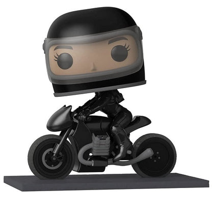 Funko Pop ! Rides The Batman - (281) Selina On Motorcycle Vinyl Figure 15cm