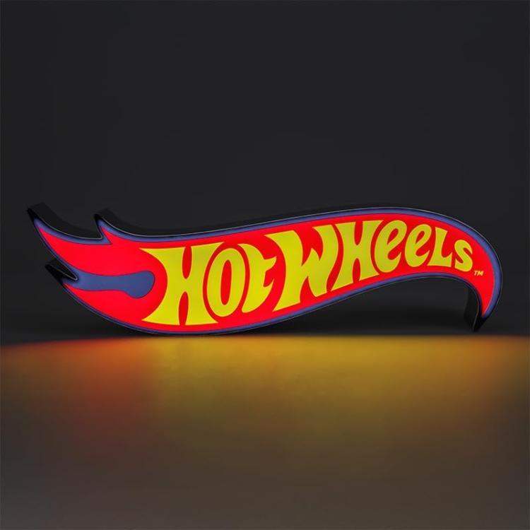Paladone Hot Wheels Logo Light Tischlampe Wandleuchte Autos Machine