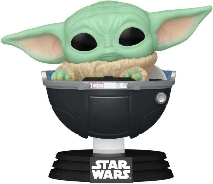 Funko Pop! Star Wars The Mandalorian (664) - Grogu Child Baby Yoda Vinylfigur