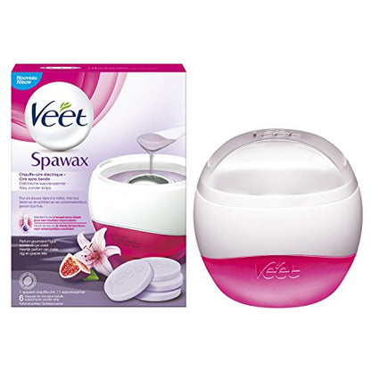 Veet Spawax - Warmwachs-Kit + Wachsperlen Haarentfernung Ohne Vliesstreifen