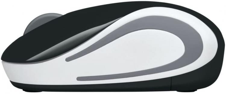 Logitech Kabellose Optische Maus M187 Schwarz 3 Tasten Beidhändig PC Mac Laptop