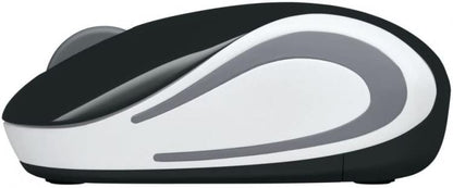 Logitech Kabellose Optische Maus M187 Schwarz 3 Tasten Beidhändig PC Mac Laptop