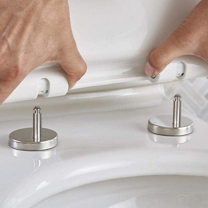 Cerniere per Wc Supporti Copriwater Universali con Chiusura Soft Ammortizzata