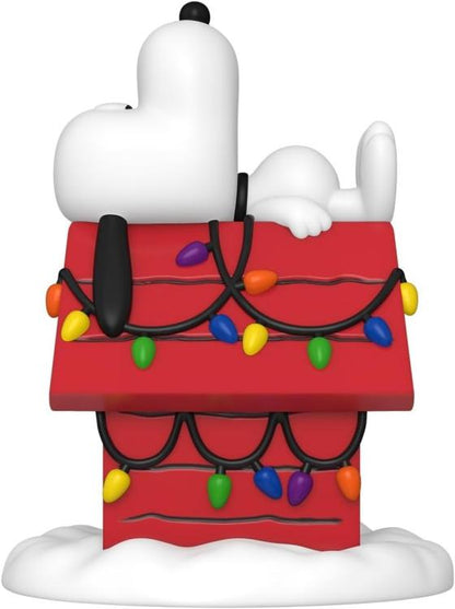 Funko Pop ! Tv Peanuts  - (1629) Snoopy W/ Doghouse 15Cm Figure Holiday Deluxe
