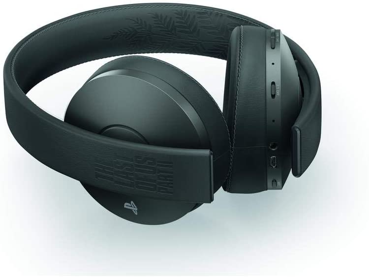 CUFFIE PS4 GOLD WIRELESS HEADSET THE LAST OF US PART 2 GAMING PLAY STATION 4 PS5