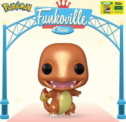 Funko Pop! Games Pokemon - (455) Charmander Sg Vinyl Figure 9cm (Metallic) Exm