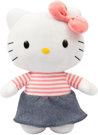 Hello Kitty Plüschtier Strampler Rosa Jeans 30 cm Weiches Sammlerstück Plüschtier Plh1079