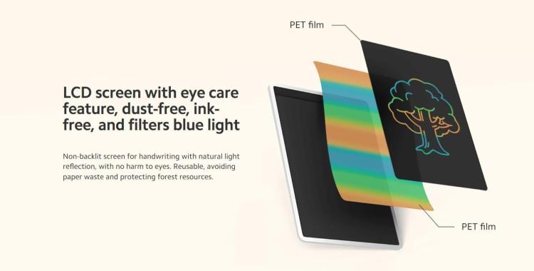 Xiaomi Mi Lcd Writing Tablet 13.5" (Color Edition)  Lavagna Led Android A Colori