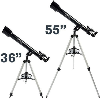 CELESTRON POWERSEEKER 60AZ TELESCOPE TERRESTRIAL ASTRONOMICAL REFRACTOR COMPLETE