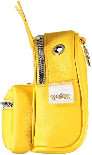 Difuzed Pokémon Handtasche – (Pikachu) Mini-Rucksack Umhängetasche und Schlüsselanhänger 10 cm