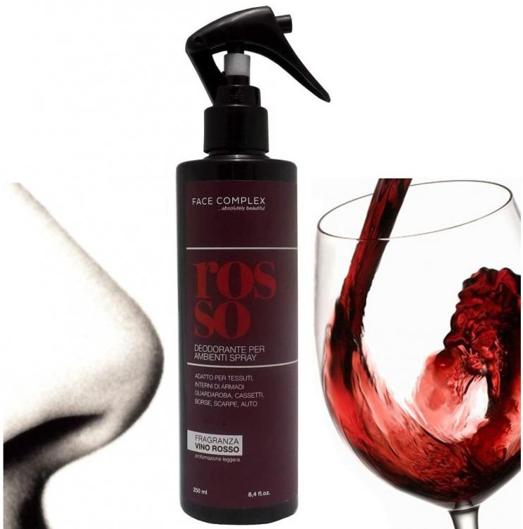 3 Stk. Face Complex Raumspray für Auto und Schuhe, Duft Roter Wein, 250ml