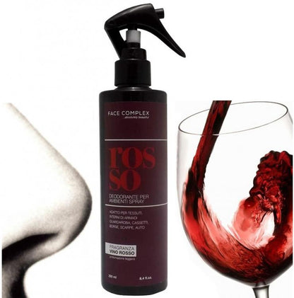 3 Stk. Face Complex Raumspray für Auto und Schuhe, Duft Roter Wein, 250ml